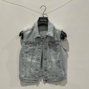 Mango jeans denim vest